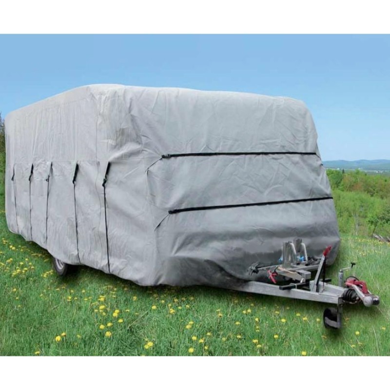  MASO - Funda de remolque para caravana, protector impermeable  para autocaravana de nailon 86.6 x 68.10 pulgadas, color gris : Todo lo  demás