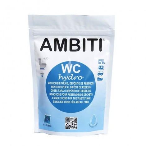 Ambiti Blue 5 L. aditivo para aguas negras, depósito de residuos, Sanitary  Fluid & Rinse 2 L. aditivo para la cisterna del agua del wc