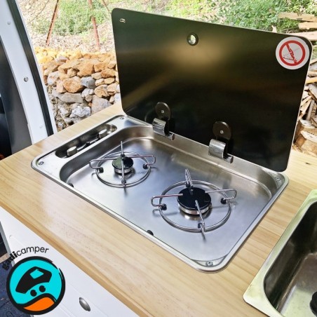 Nueva cocina a gas portátil MS-2000 DUAL para camping